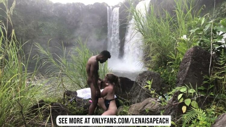 OnlyFans Only Fans – Lena Paul Hawaiian Waterfall Sex - Sex