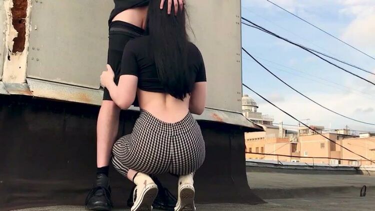 Sadend / Onlyfans roof photosession turned to the sexid - Sex