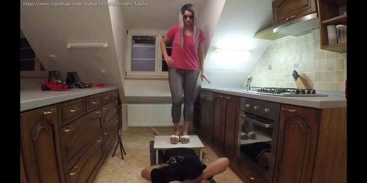 Mistress Fatalia - She Rules Him With Birkenstocks - SD 480p