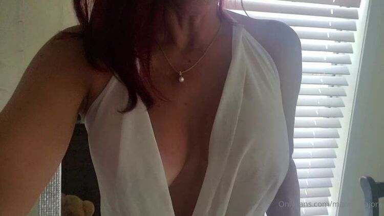 MANDY MAJORS / Onlyfans Mandymajors - i should have worn this sheer white teddy to work with some black pants maybe appropriat 15-06-2021 - Black