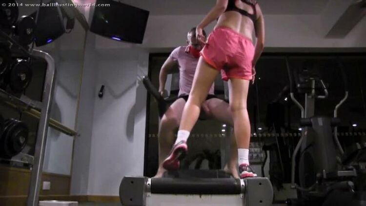 Ballbusting World – BB1180 – Hard Gym Session – Brutal, Nikki Whiplash