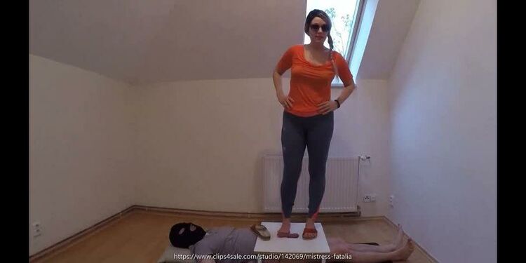 Mistress Fatalia - Fatalia In Birkenstocks On Cockboard - SD 480p