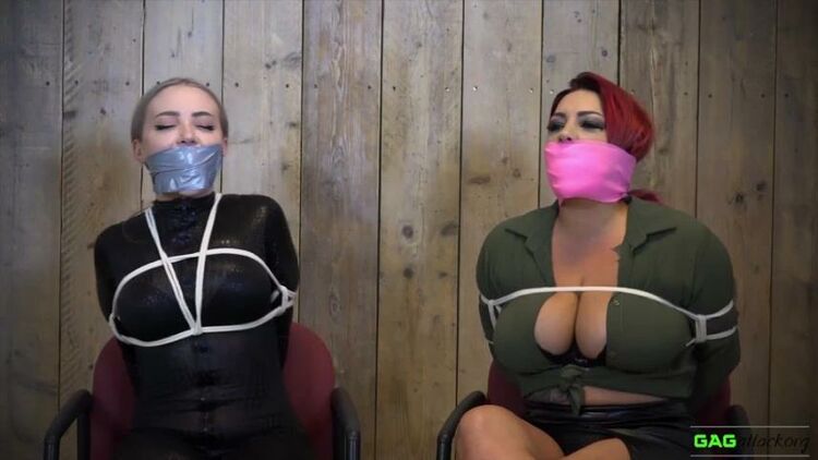 Aubrey, Rara - Catburglar & Secretary Gagged FULL