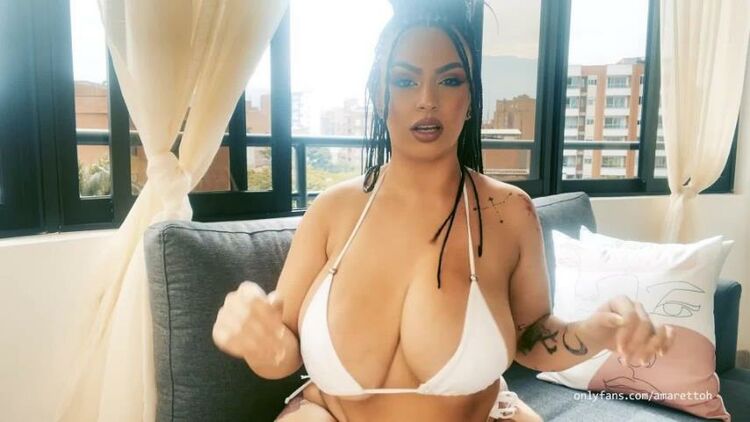 Amaretto - amarettoh / Onlyfans AmarettohI know you love when I bounce my huge tits Comment and like if you want to see nd part - 31-07-2021 - OnlyFans