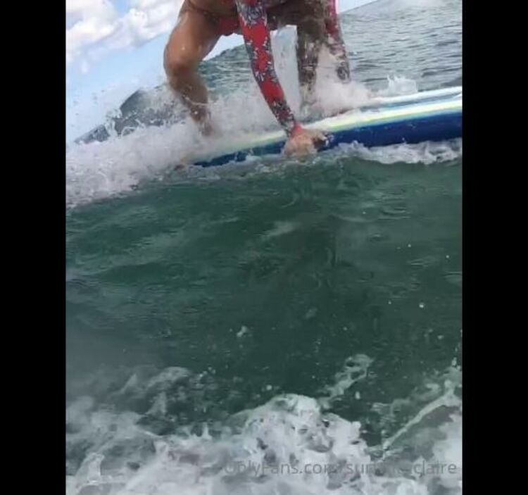 Surfer Girl - surfwithclaire / Onlyfans Surfwithclaire - heres a fun video of me surfing some small waves on my wave storm surfboard i think it 02-03-2021 - Fun