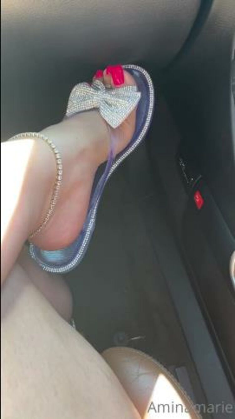 Amina Marie / Onlyfans Aminamarie - some clear flip flop love 22-06-2021 - Love