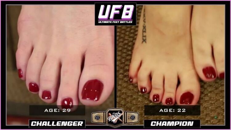 Barefoot – THE BABS – Ultimate FEET Battles – TERRA MIZU VS SEXY SAMMY | toes fetish | feet butt crush fetish