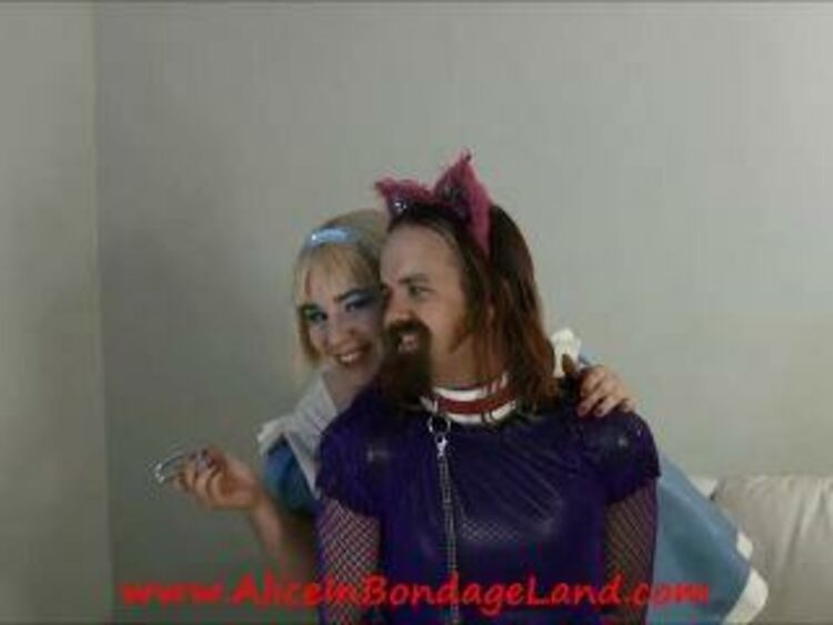 Alice in Latex Land – Rubber FemDom – Cheshire Cat Ball Busting CBT FULL MOVIE