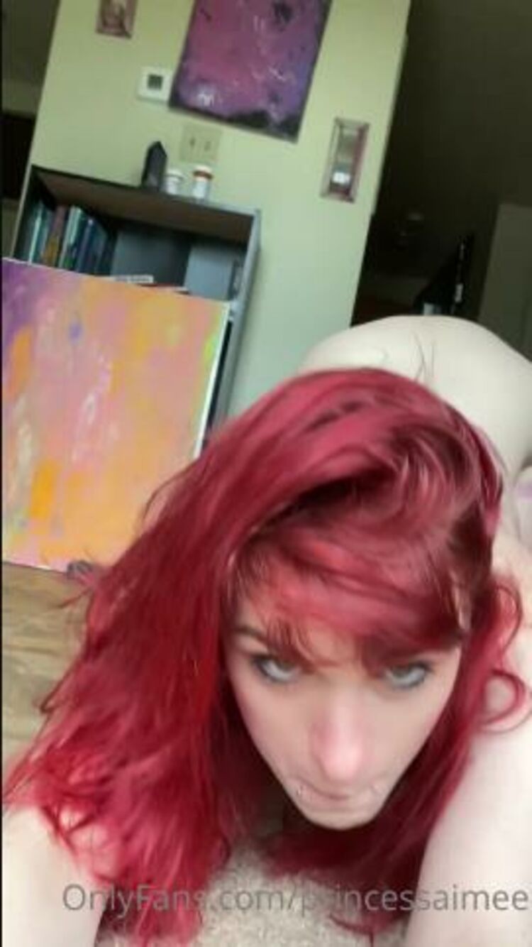 Aimee Fawx - princessaimee / Onlyfans Princessaimee - so here is a video of died cum on my face lol im going to cum in my mo 08-07-2021 - Cum