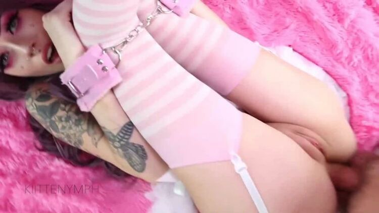 ManyVids.com - Kiittenymph - Neko SchoolGirl Tentacle DP [FullHD 1080p]