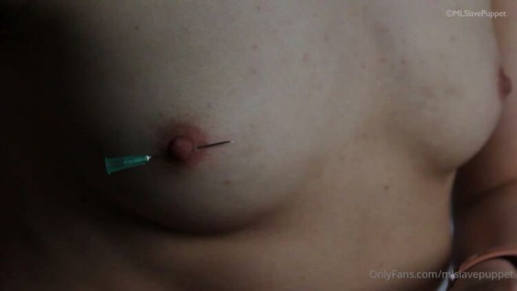 Mlslavepuppet / Onlyfans - i filmed how i pierced my nipple with the two needles the other day you can purchase the full versi 03-07-2020 - Nipples