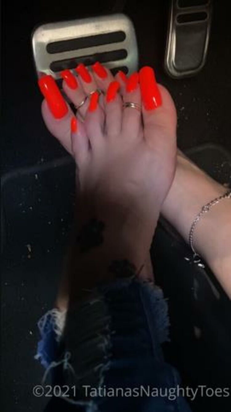 TATIANA - tatianasnaughtytoes / Onlyfans Tatianasnaughtytoes - new july little bit of pedal pumping 27-07-2021 - Fetish