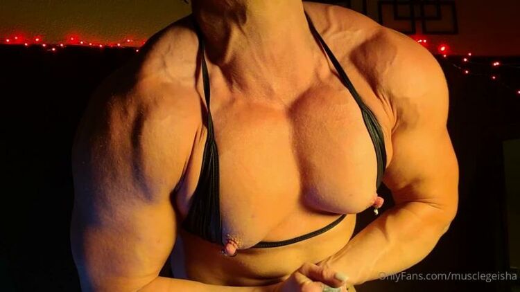 MuscleGeisha / Onlyfans Musclegeisha - flex pump that bld little squeeeeeze for the veins 13-11-2021 - Fetish