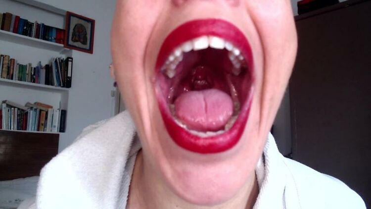 emprexkala / Manyvids Uvula movements - gagging - burping - Gagging