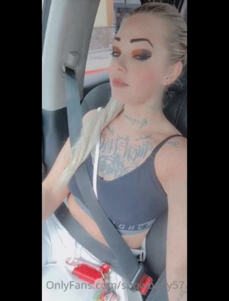 Snow doll - snowbaby57 / Onlyfans Snowbaby - me bs around driving today 24-07-2021 - Fetish