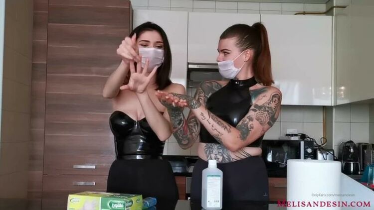 Clips4sale: Miss Melisande Sin, Dominatrix Katharina - How To Sanitize Your Hands