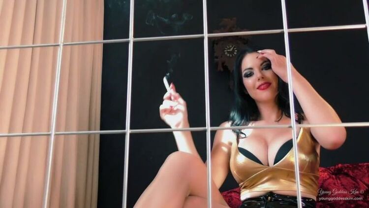 [Femdom POV] Young Goddess Kim – The Cage Experience [FEMDOM, GODDESS WORSHIP, FEMDOM POV, JOI, FLEXIBILITY]