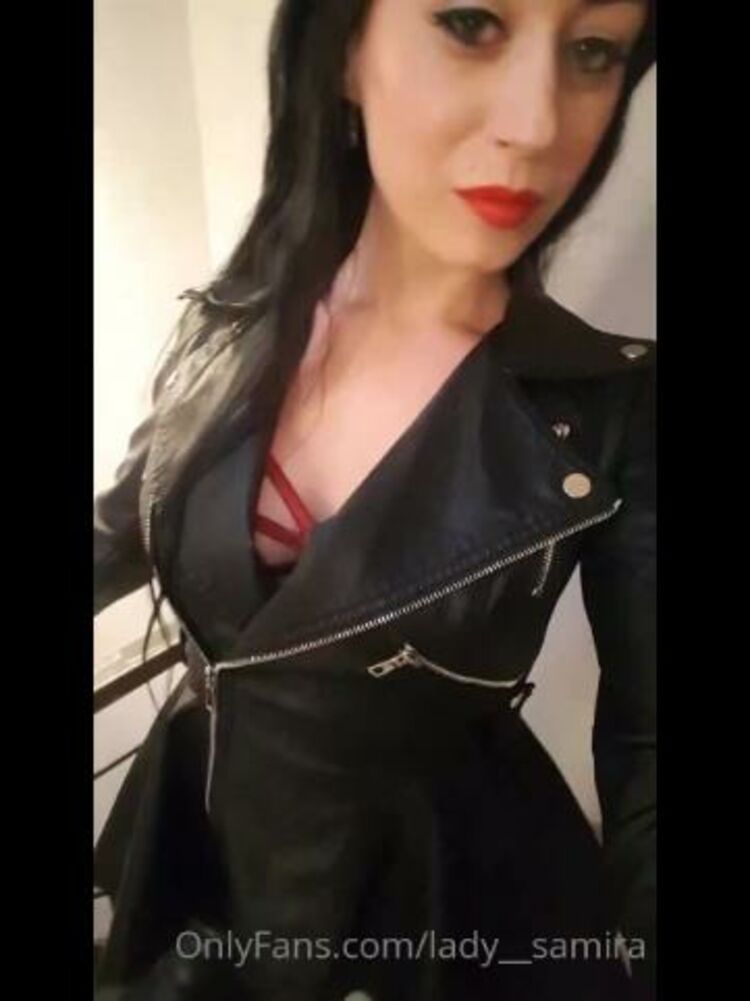 Lady Samira / Onlyfans Ladysamira - leather goddess 07-02-2021 - Leather