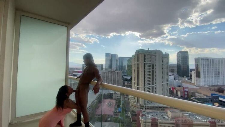 Porsha Carrera XXX / Onlyfans Porshacarreraxxx - sucking and fucking on rooftops in las vegas 27-01-2021 - Fetish