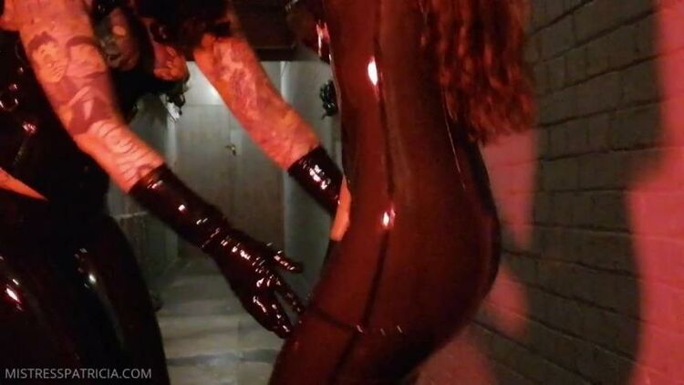 Mistress Patricia: Mistresses Shine Up Each Others Latex With Mistress Maya Sin