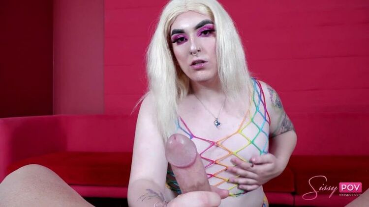 SissyPOV - Erotica Divine - Colorful Sissy Loves To Suck Dick