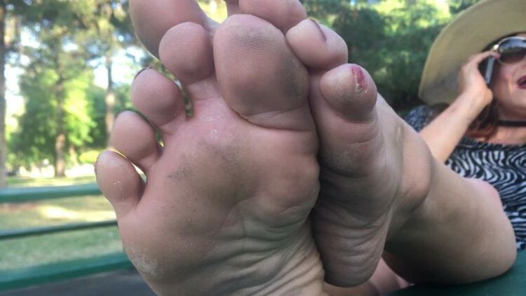 Unique Soles - Angelas Mature dirty soles