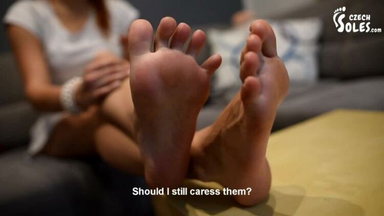 Czech Soles - Megans feet at casting