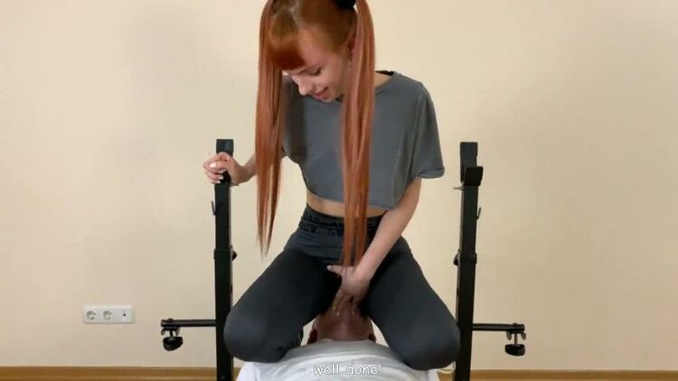 Petite Princess Femdom: Pussy Worship In Yoga Pants By Pigtailed Stepsister Kira And Her Subby Stepbrother