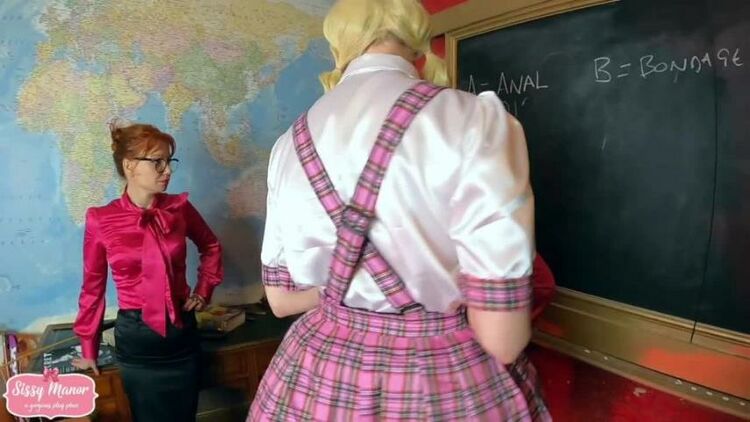 Sissy Manor, Rosie and Emily Schoolgirl Punishment – Femdom – Humiliation