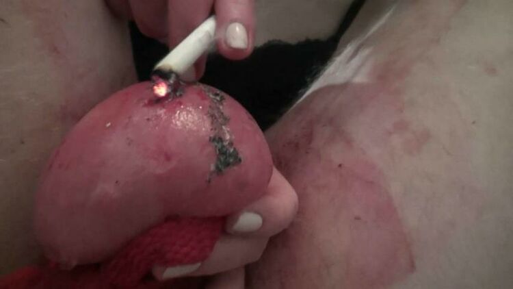 Mistress Arina – Bounding totally damaged balls – Ball Abuse – CBT, Smoking