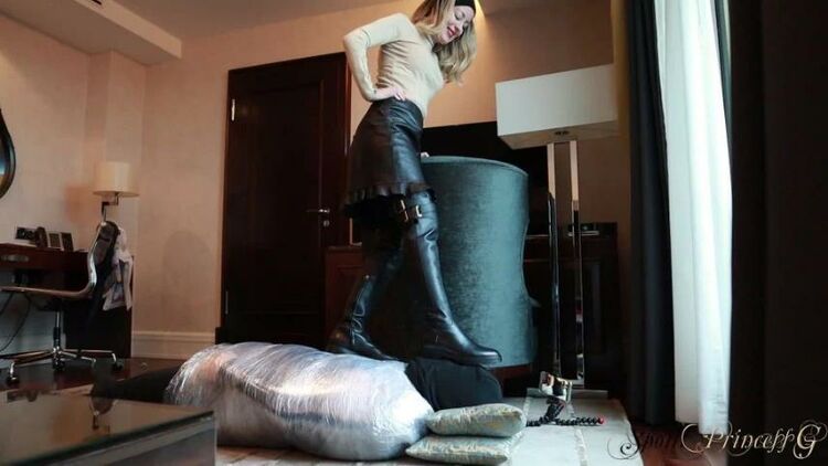 Spoilt Princess Grace – Trampled for Teatime – Femdom – Trampling, Bondage