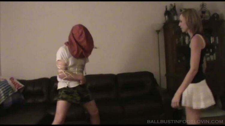 Ballbustin And Foot Lovin: Ballbusting A Retard