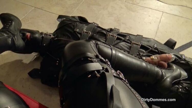 Dirty Dommes – Bagged Leather Boot Worm –  Fetish Liza – Femdom, Chastity