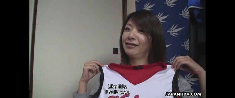 Tomomi Matsuda is a cheerleader fucked like crazy