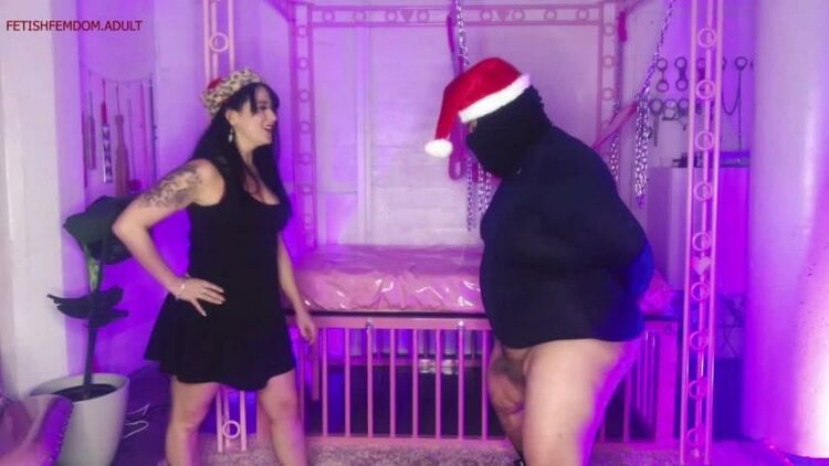 Lady Lila Stern – Santa gets a naughty list Ballbusting – New Year