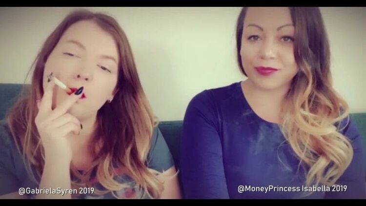 Princess Isabella – Smoking Brats ignoring YOU feat Gabriela – Femdom Pov, Blackmail