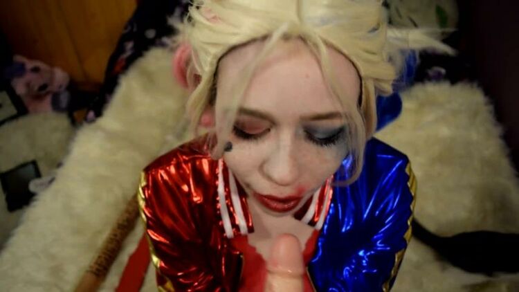 ManyVids presents Bat Maisie in 25 POV Harley Quinn Blowjob