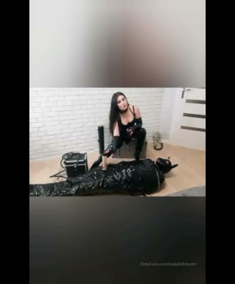 Goddess Lady Lilith – Mummification And Milking Mashine With My Slut – Bondage, Femdom