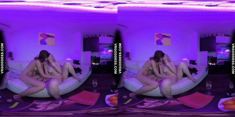 Lesbian Black Light Chilling Out Vaping Miss Pussycat Smartphone