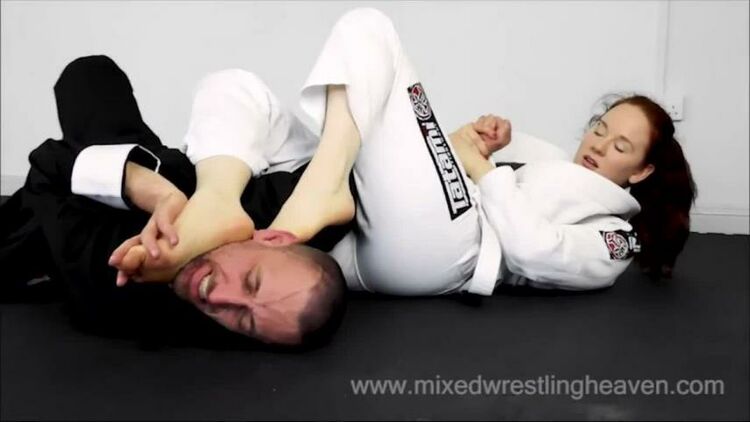 Mixed Wrestling Heaven — Inferno — Student Humiliates Sensei (Judo Throws and Foot Domination)