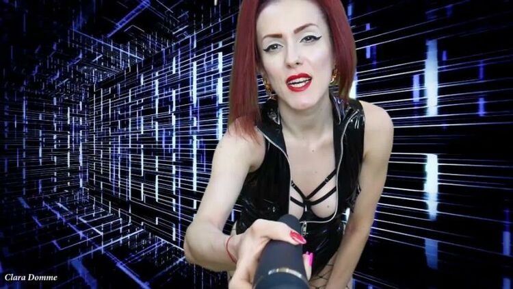 Clara Domme – Chastity tease and ruined orgasm – Humiliation, Femdom Pov