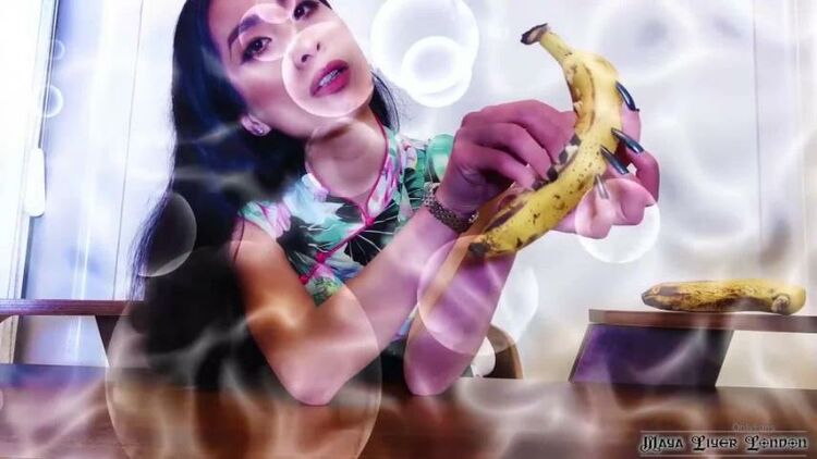 MAYA LUXE LONDON – Mistress Maya Liyer – You Are Jealous Of This Banana How Humiliating – Femdom Pov