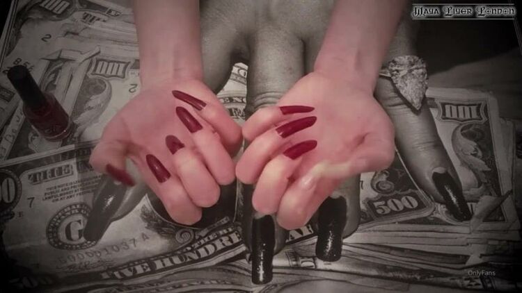 MAYA LUXE LONDON – Mistress Maya Liyer – Red Nails Of Passion – Footworship, Footjob