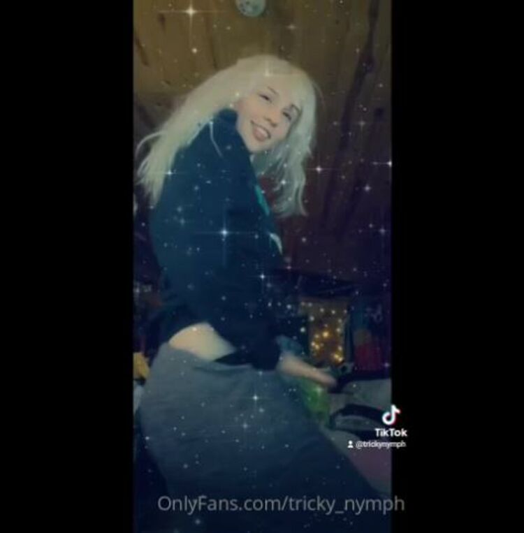 Tricky Nymph - Cassie / Onlyfans Trickynymph - lewd tiktok 11-03-2021 - Ass