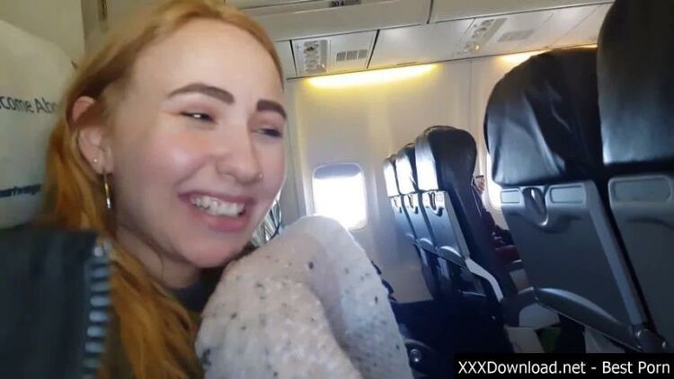 xxxdownload.net - Bella Mur - Amateur Public Airplane Handjob and Blowjob [FullHD 1080p]