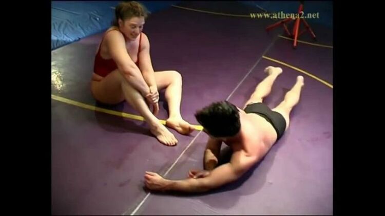 Athena2 – Helen Von Mott – Helen Von Mott Against Steve – wrestling, Scissor