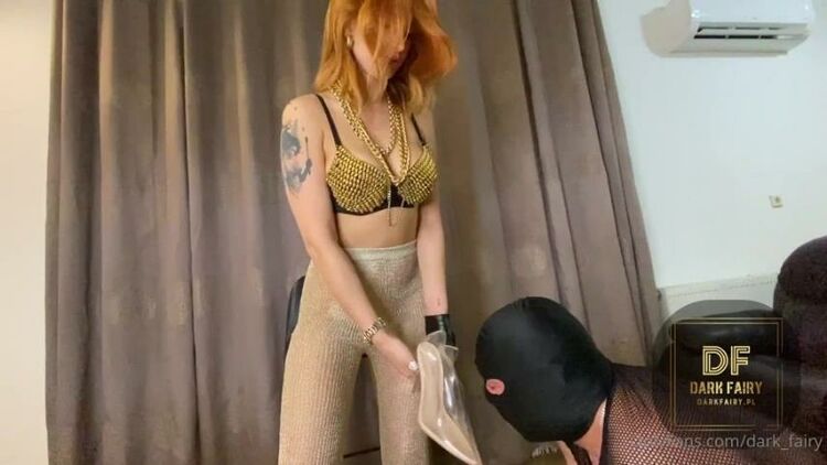 Lady Dark Fairy – My House Slave Is Taking Care Fo My Feet After A Long Day