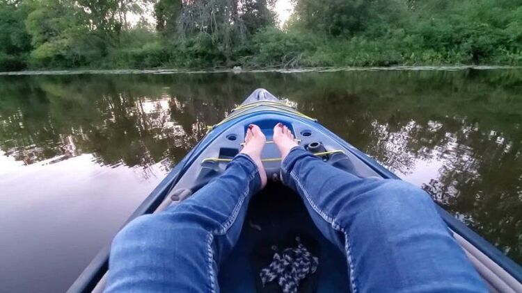 Kayaking with bare feet wow porn