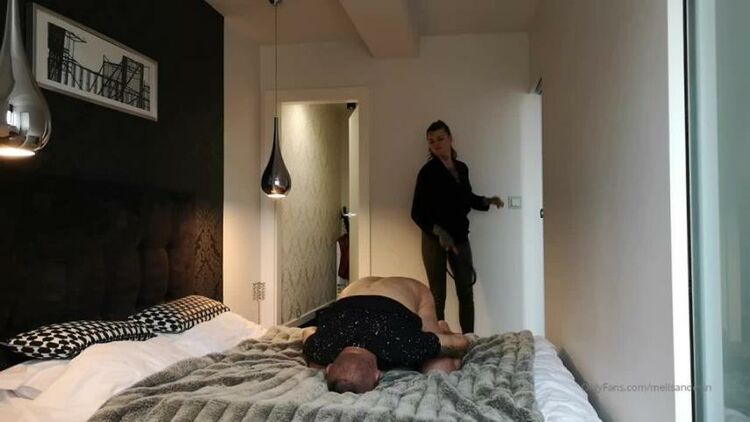 Miss Melisande Sin – Long Single Tail Whipping Scene From This Morning – Sin Sisters – Femdom