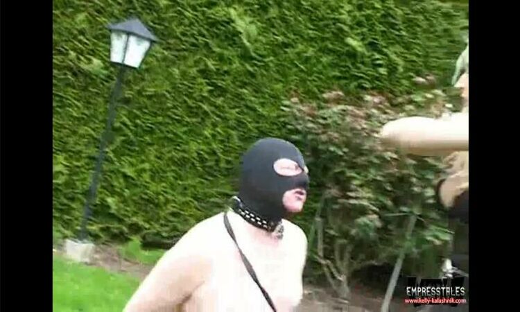 Mistress Kelly Kalashnik – Thrash the gardener for his lousiness – Faceslapping, Fetish